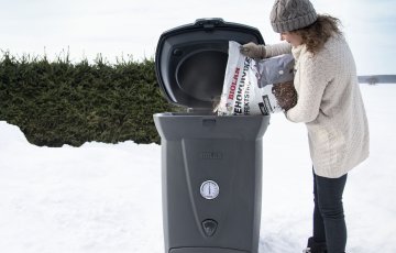 Composting in winter